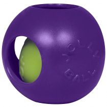 Іграшка Jolly Pets Teaser Ball м'яч подвійний, велика, для собак 27-40 кг, фіолетова, 21 см