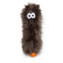 Іграшка-пищалка West Paw Custer Pewter Fur для собак, срібно-коричнева, 26 см