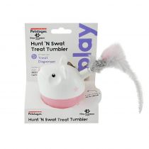 Інтерактивна іграшка для котів Nina Ottoson Миша рожева, 11.5×6.8×14.5 см