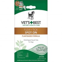 Краплі VET`S BEST Flea&Tick Spot On від бліх і кліщів для собак, 17.7 мл