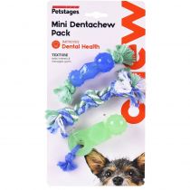 Набір міні-іграшок для собак Petstages Mini Dentachew для зубів, 7-12 см