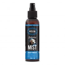 Спрей-одеколон RELIQ Botanical Mist-Baby Powder аромат дитячої присипки, догляд і зволоження шерсті собак, 120 мл