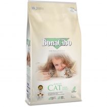 Сухий корм BonaCibo Adult Cat Lamb&Rice, для котів з чутливим травленням і вибагливих в їжі, 5 кг