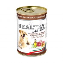 Вологий корм Healthy All Days, паштет зі шматочками, ягнятина з картоплею, для собак, 400 г