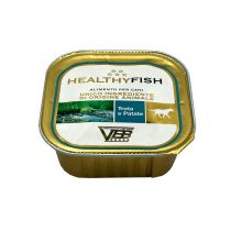 Консерва Healthy Fish монопротеінова, паштет з фореллю та картоплею, для собак, 150 г