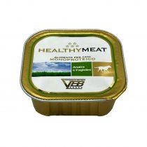 Консерва Healthy Meat монопротеінова, паштет з качкою та зеленою квасолею, для собак, 150 г