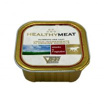 Консерва Healthy Meat монопротеінова, паштет з телятиною та зеленою квасолею, для собак, 150 г