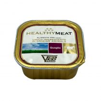 Консерва Healthy Meat монопротеінова, паштет з перепілкою, для собак, 150 г