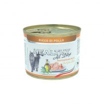 Консерва Healthy All Days монопротеінова, паштет з курятиною, для котів, 200 г