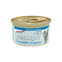 Консерва Healthy Irresistibili Capricci для вбагливих котів, паштет з фореллю, 85 г