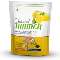 Сухий корм Trainer Natural Super Premium для дорослих собак малих порід, свіжа курка, рис і алое вера, 800 г