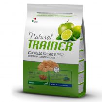 Сухий корм Trainer Natural Super Premium для дорослих собак великих порід, свіжа курка, рис і алое вера, 3 кг