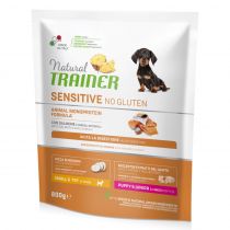 Сухий корм Natural Trainer Dog Sensitive Puppy&Junior Mini для цуценят міні порід, з лососем, 800 г