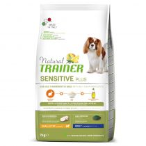 Сухий корм Natural Trainer Dog Sensitive Plus для дорослих собак дрібних порід, монопротеіновий, з кроликом, 7 кг