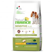 Сухий корм Natural Trainer Dog Sensitive Plus для дорослих собак малих порід, монопротеіновий, з кониною, 2 кг