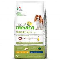 Сухий корм Natural Trainer Dog Sensitive Plus для дорослих собак малих порід, монопротеіновий, з кониною, 7 кг