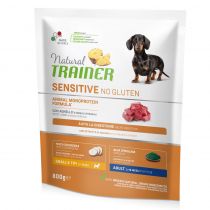 Сухий корм Natural Trainer Dog Sensitive для дорослих собак дрібних порід, ягня і цілісний злаки, 800 г