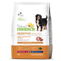 Сухий корм Natural Trainer Dog Sensitive для дорослих собак середніх і великих порід, з качкою, 3 кг
