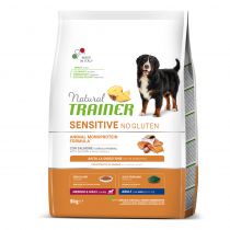 Сухий корм Natural Trainer Dog Sensitive для дорослих собак середніх і великих порід, з лососем, 3 кг