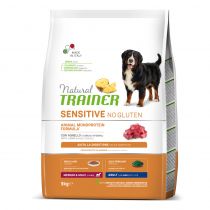 Сухий корм Natural Trainer Dog Sensitive Plus Adult MM для дорослих собак дрібних порід, з кониною, 3 кг