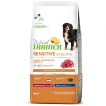 Сухий корм Natural Trainer Dog Sensitive Plus Adult Medium&Maxi для дорослих собак середніх та великих порід, з кониною, 12 кг