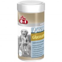 Вітаміни 8 in 1 Excel Glucosamine, для підтримки здорових суглобів у собак, 110 таблеток