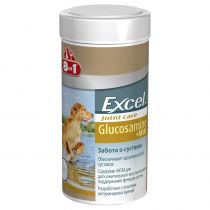 Вітаміни 8 in 1 Excel Glucosamine + MSM, для підтримки здорових суглобів у собак, 55 таблеток