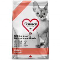 Сухий корм 1st Choice Kitten Optimal Growth, для кошенят, суперпреміум, з рибою, 1.8 кг