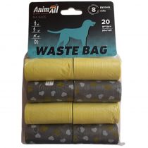 Змінні пакети AnimAll для прибирання за собакою, 8 рулонів по 20 шт