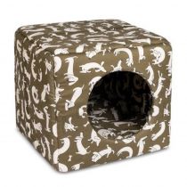 Будинок-лежанка Природа, Cube, для собак і котів, 40×40×37 см