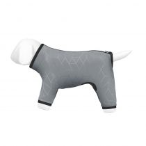 Дощовик Waudog Clothes для собак, сітловідбивчий, розмір M45, 37-40 см/55-60 см
