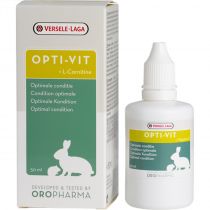 Витамины Oropharma Opti-Vit для кроликов и грызунов, с L-карнитином, жидкие, 50 мл