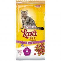 Сухий корм Lara Adult Sterilized для кастрованих котів і стерилізованих кішок, з куркою, 2 кг