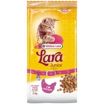 Сухий корм Lara Junior для кошенят, зі смаком курки, 2 кг
