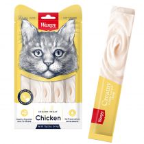 Лакомство Wanpy Creamy Lickable Treats Chicken с курицей, витаминами и таурином, для кошек, 5×14 г