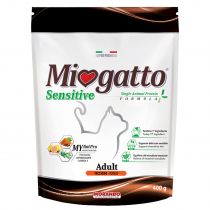 Монопротеїновий сухий корм Morando MioGatto Sensitive Monoprotein для котів, індичка, 400 г