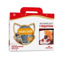 Сухий корм Royal Canin Hair & Skin Care для котів з проблемною шерстю, 4 кг + масажний центр у подарунок