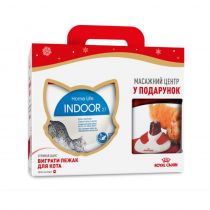 Сухий корм Royal Canin Indoor 27 для котів, що постійно живуть у приміщенні, 4 кг + масажний центр у подарунок