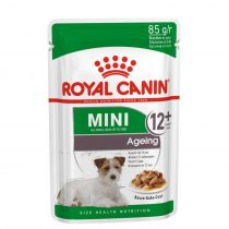 Вологий корм Royal Canin Mini Ageing 12+ для собак дрібних порід старше 12 років, шматочки в соусі, 85 г