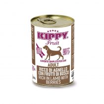 Консерви Kippy Fruit Lamb With Berries Adult для дорослих собак, паштет з ягням та ягодами, 400 г