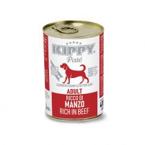 Консерви Kippy Pate Beef Adult для дорослих собак, паштет з яловичиною, 400 г