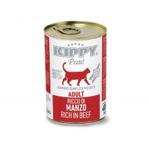 Консерви Kippy Pate Beef Adult для дорослих котів, паштет з яловичиною, 400 г