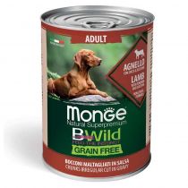 Консерви Monge Dog Wet Be Wild Adult для дорослих собак, ягня, гарбуз та цукіні, 400 г