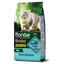 Сухий корм Monge Cat Be Wild Gr.Free для дорослих котів, з тріскою, 1.5 кг