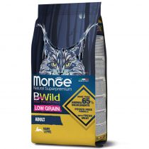 Сухий низькозерновий корм Monge Cat Be Wild Low Grain для котів, з м'ясом зайця, 1.5 кг