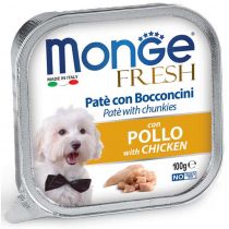 Консерви Monge Dog Fresh для собак, паштет, зі свіжою куркою, 100 г