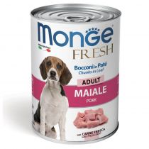 Консерви Monge Dog Fresh для собак, паштет, зі свининою, 400 г