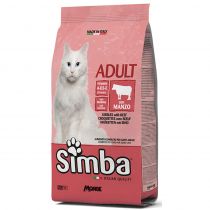 Сухий корм Simba Cat для котів, з яловичиною, 20 кг