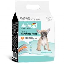 Пелюшки AnimAll Puppy Training Pads для собак та цуценят, 60×45 см, 10 штук