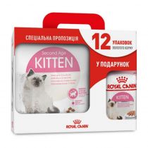 Сухий корм Royal Canin Kitten для кошенят, 4 кг + 12 паучів у подарунок